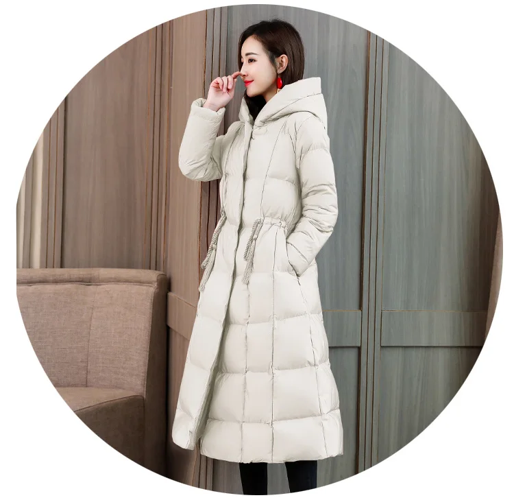 Winter New Collection Bio Fluff Hooded Women's Winter Coat Parka European Style Warm Stylish Women's Winter Jacket