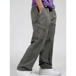 Высокое качество Мужские брюки карго Весна мужской хип-хоп свободно Для мужчин брюки плюс Размеры XL 2XL 3XL 4XL 5XL 6XL