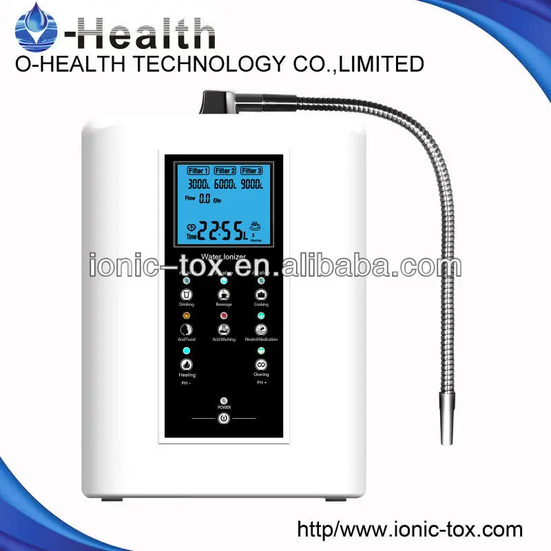 

OH-806-3H with 220V power plug , New IONTECH Under Sink Alkaline Water Ionizer for daily drinking