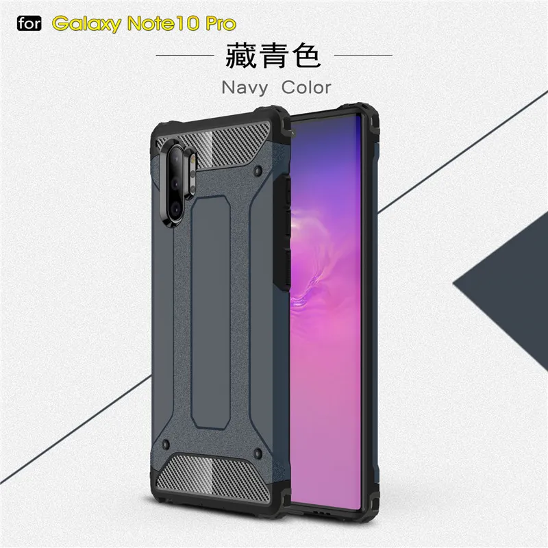 Прочный защитный чехол-гибрид чехол для samsung Galaxy Note 10 плюс S7 край S8 S9 S10 5G A10 A20 E A30 S A40 A50 A60 A70 A20E прочный Чехол