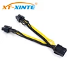 XT-XINTE PCI-E 8pin Female to 2 Port Dual PCIE 8pin 6+2p Male GPU Graphics Video Card Power Cable Cord 18AWG Wire BTC Miner ► Photo 2/6
