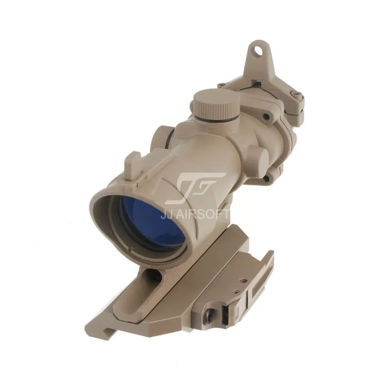 

JJ Airsoft ACOG Style 4x32 Scope , AC12033 Bobro Style Quick Release / QD Mount (Tan) FREE SHIPPING