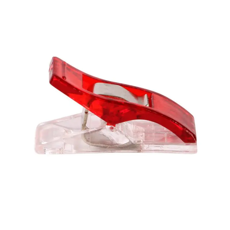 50 шт. красный пластиковый держатель для рукоделия Лоскутная Ткань для шитья, шитья, вязания, одежды