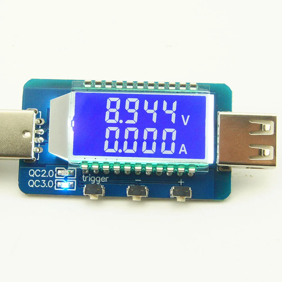 QC2.0 QC3.0 USB lcd электронная афера, детектор