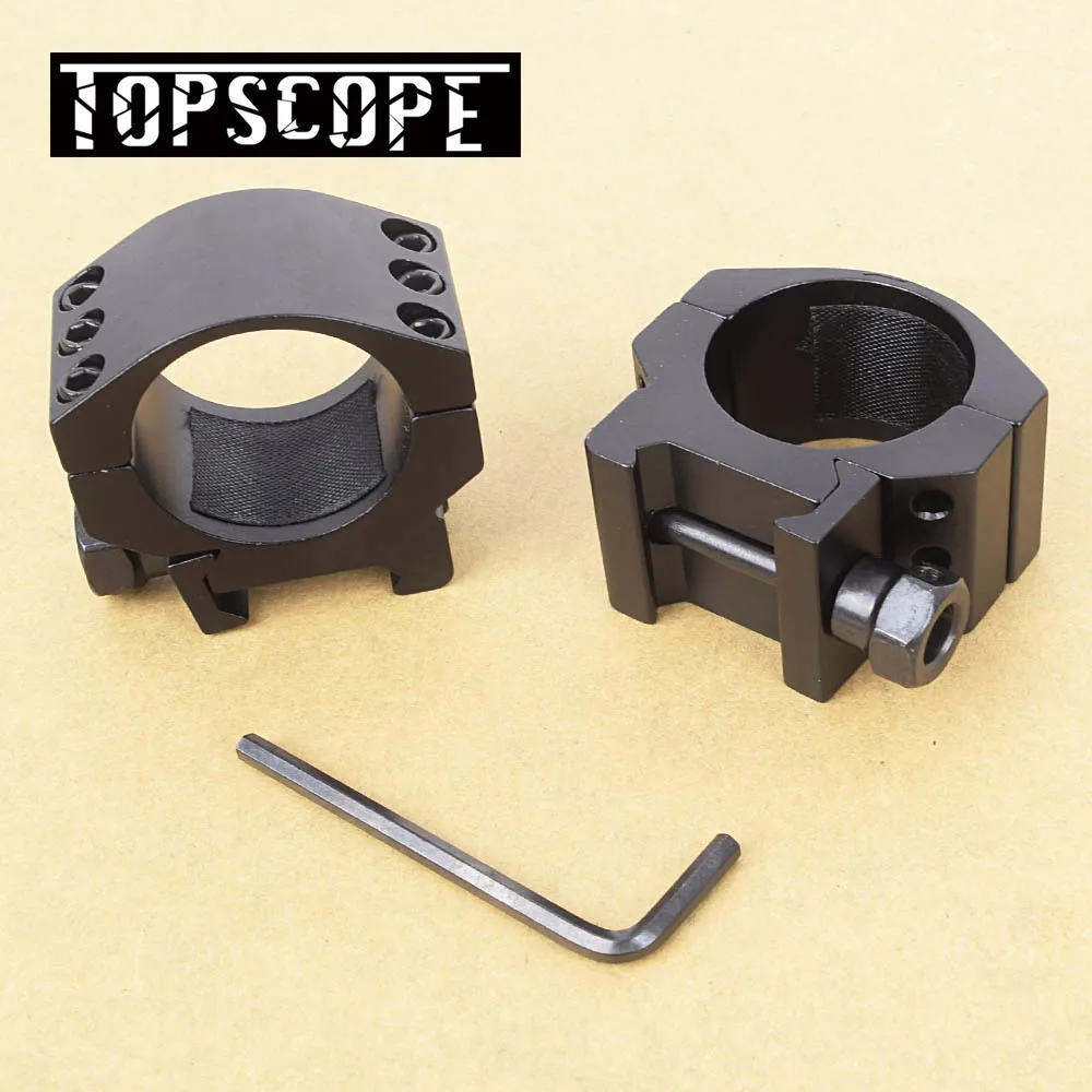 2 Pcs Low Profile Ring Weaver Picatinny Rail Scope Mount Heavy Duty 6