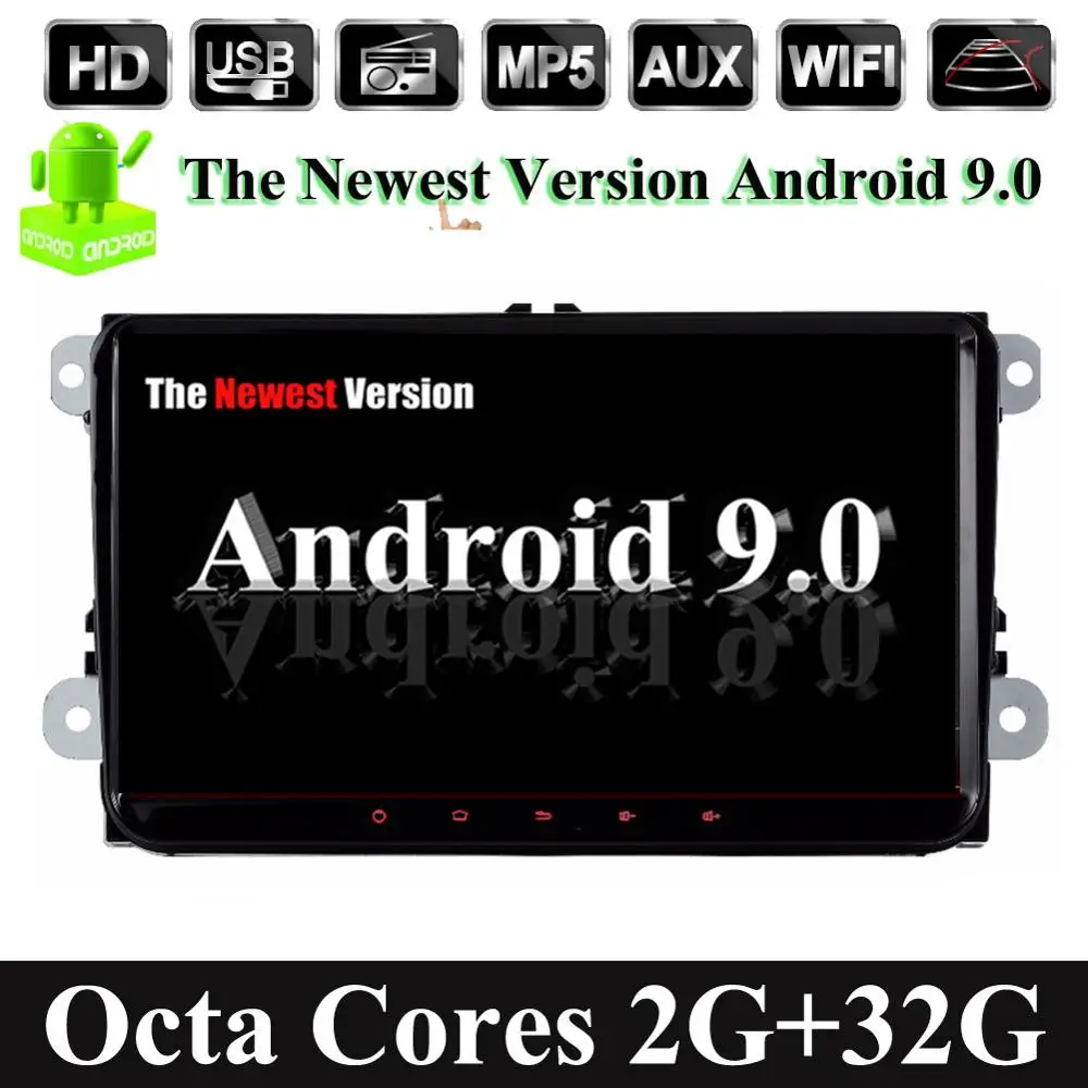 Flash Deal 2 din Car Multimedia Player 32G Android 9.0 Octa Cores for Volkswagen caddy/passat b6/amarok/passat b7 radio wifi gps BT SWC 0 Flash Deal 2 din Car Multimedia Player 32G Android 9.0 Octa Cores for Volkswagen caddy/passat b6/amarok/passat b7 radio wifi gps BT SWC 0