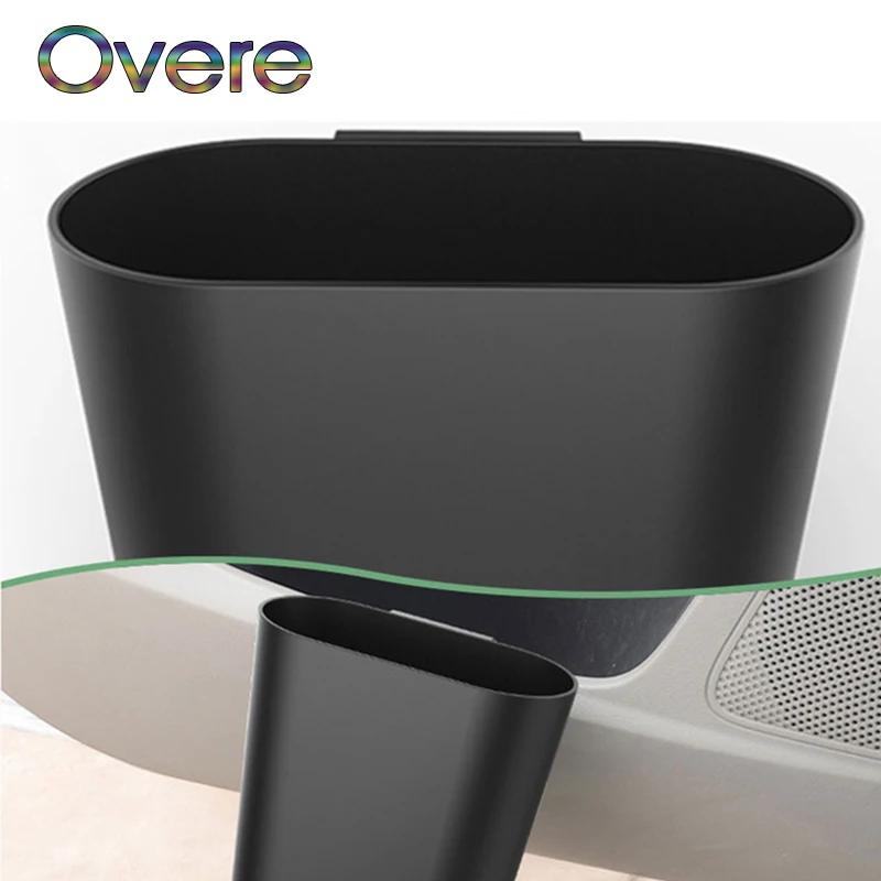 

Overe NEW 1PC Car Trash Bin Portable Rubbish Can For BMW E60 E36 E46 E90 E39 E30 F30 F10 F20 X5 E53 E70 E87 E34 Accessories