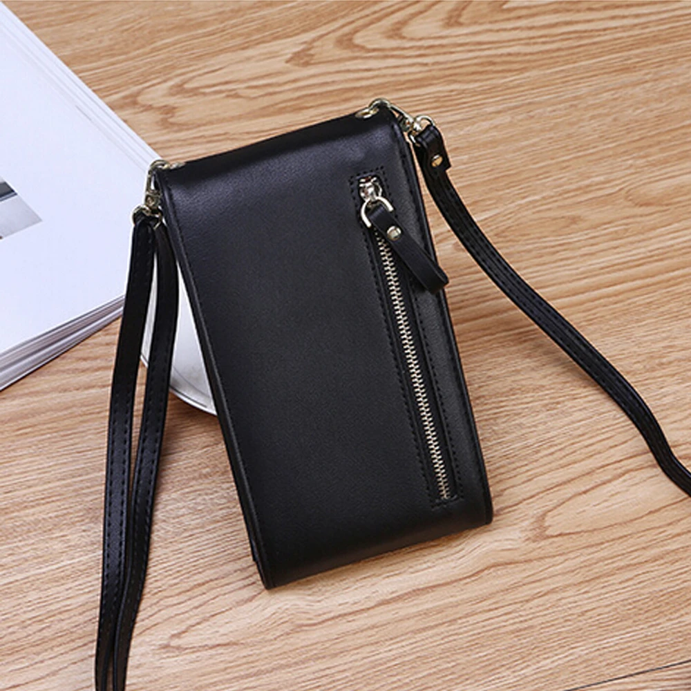 Новая модная женская сумка через плечо, прочная Корейская стильная длинная Сумочка для телефона, Портативная сумка-мессенджер, сумочка