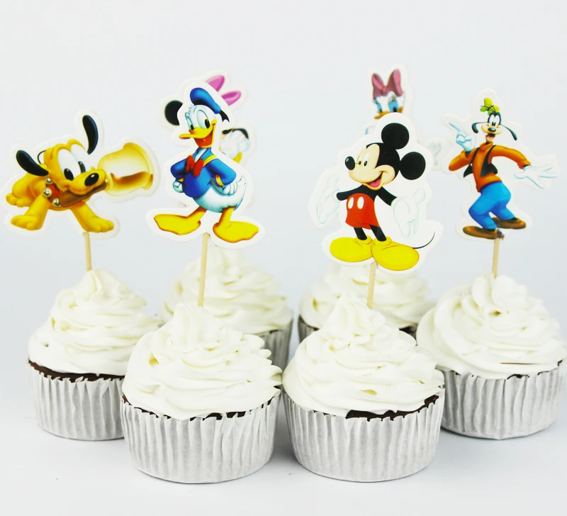 Mickey & Minnie Mouse Cupcake Toppers