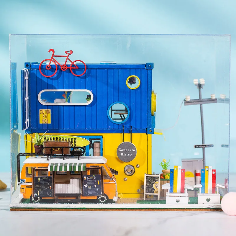Кукольный домик миниатюрная мебель кукольный DIY Миниатюрные домики комната