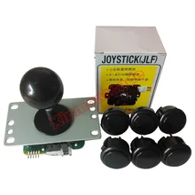 Original Sanwa Joystick JLF-TP-8YT with 6 OBSF-30 Buttons for arcade jamma game kit