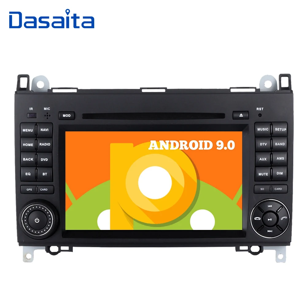 Clearance Autoradio 2 din Android 9.0 Car GPS Navigation for Benz A B Class Sprinter Vito Stereo 2007 2008 2009 2010 2011 7" IPS  Screen 0