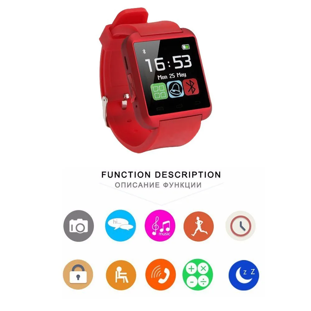 

Smart Watch Men Women Bluetooth Smart Wrist Watch Phone with Camera Touch Screen for Android IOS Multifunction Smartphone Relojs