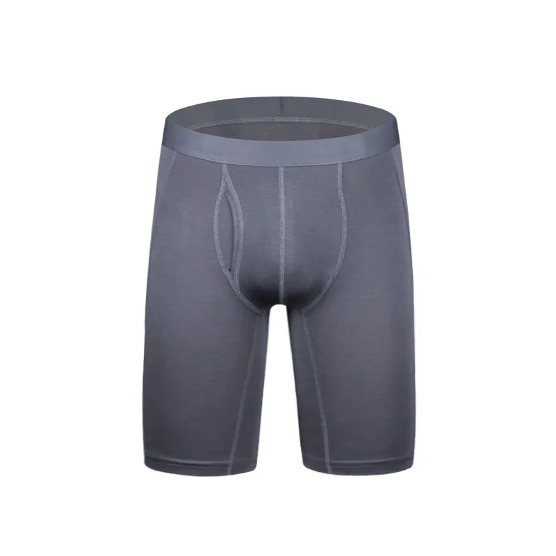 High Quality Fivepence Men's Boxers Protruding Lengthen Straight Male Cotton Five Points Shorts Pants Men Underpants