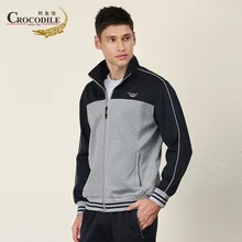 Crocosport 39 s для мужчин повседневное спортивная куртка пальто Cottoen спортивная одежда Trainning Спортивная одежда для топ