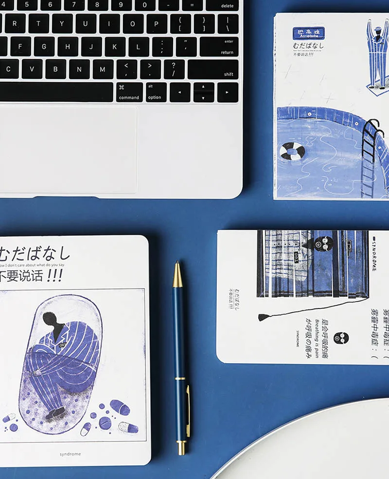 

New Blank literature Sketchbook Diary Drawing Painting Cute Notebook paper Sketch Book Office School Supplies Gift
