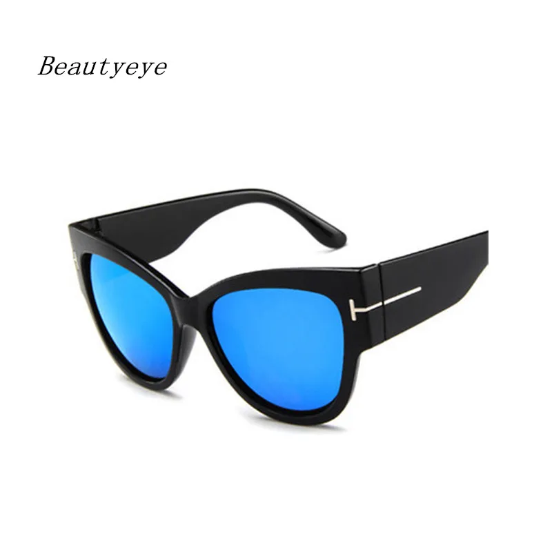 

Beautyeye 2018 Fashion Tom Sunglasses Women Luxury Brand Designer Vintage T Half Cat Eye Glasses Eyewear Female UV400 Oculos