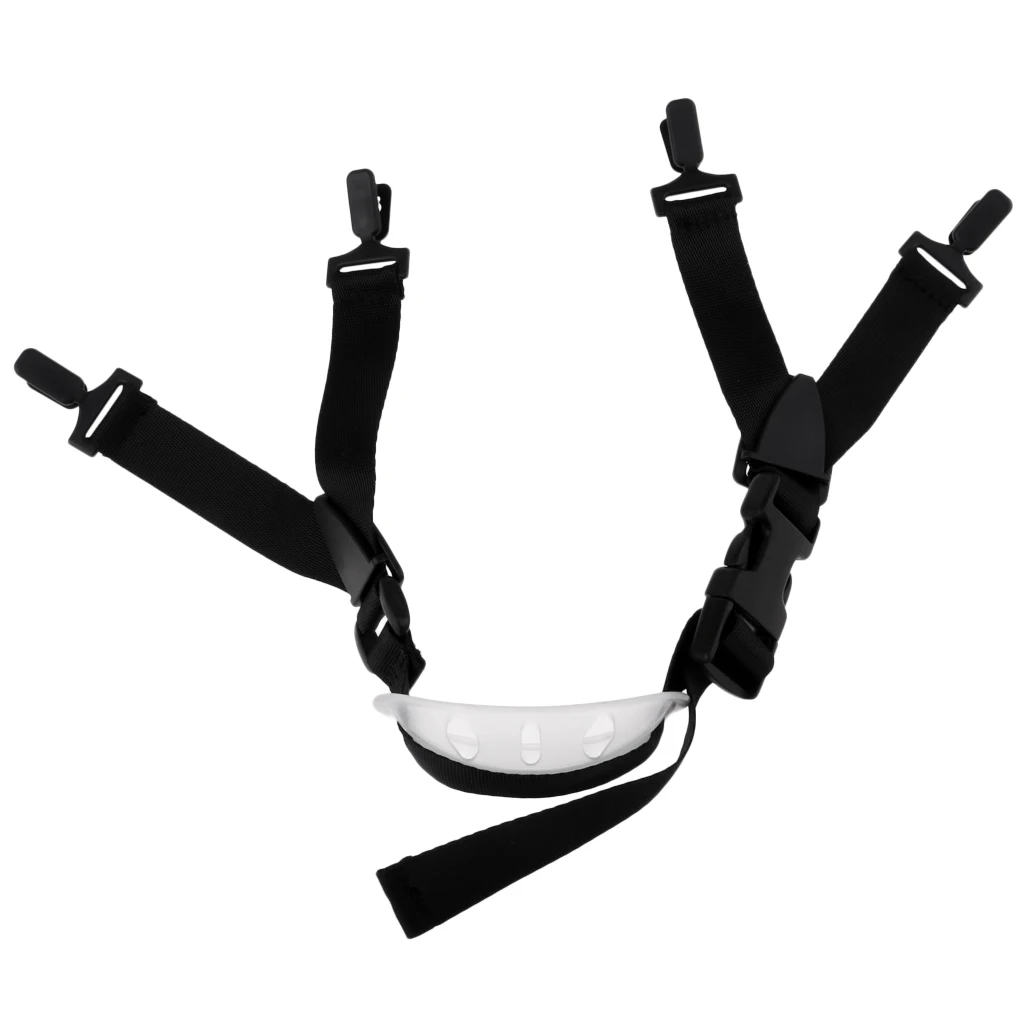 Portable Adjustable Chin Strap For Hardhat Hard Hats Helmet One Size Black Safety MTB Climbing Cycling Equipment Accessories