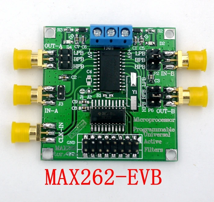 1 шт. модуль активный фильтр MAX262 программируемый фильтр высоких частот низких частот полосовой Управление добротность