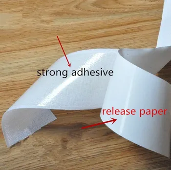 

Free Shipping 10cmx1m 2 Rolls strong Hot Self-Adhesive magic tape adhesive hook and loop glue