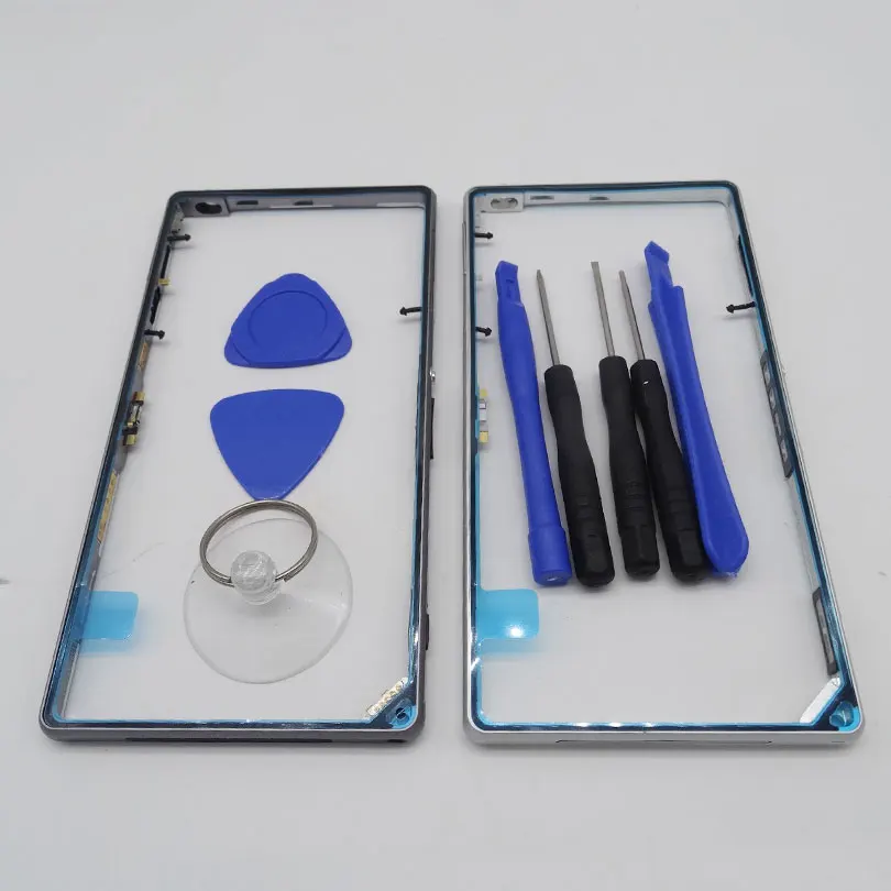 Original Metal Middle Frame Bezel Housing Replacement for Sony Xperia Z1 L39h C6903 Middle Side Plate