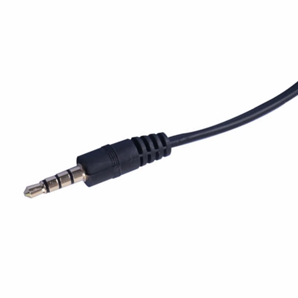 SOONHUA 3.5mm Jack Audio Converter Cable Male To Earphone Headset Microphone Y Splitter Cables Adapter Connector For PC Phone