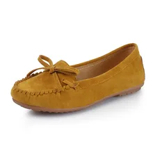 COZULMA/Женские Дышащие повседневные туфли из флока; модные кроссовки с бабочкой; женские лоферы без застежки; большие размеры 35-43