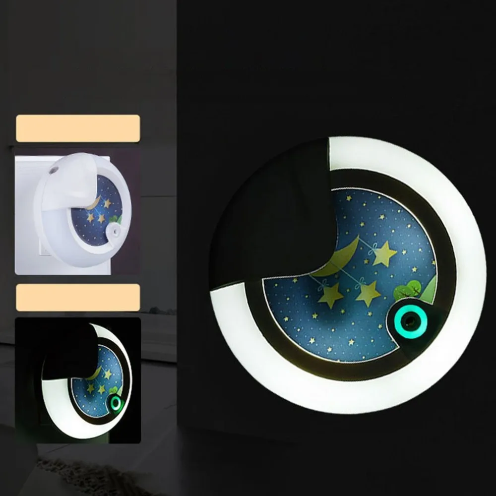 

Mini Sensor LED Party Lights for Living Room Anion Mode Warm Light Wedding Children Sleeping Night US Plug 2018 NEW Arrival