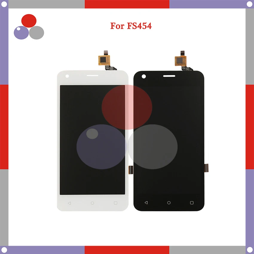 

10pcs/lot 4.5'' For FLY Nimbus 8 FS454 display touch screen with digitizer full Assembly replacement Parts