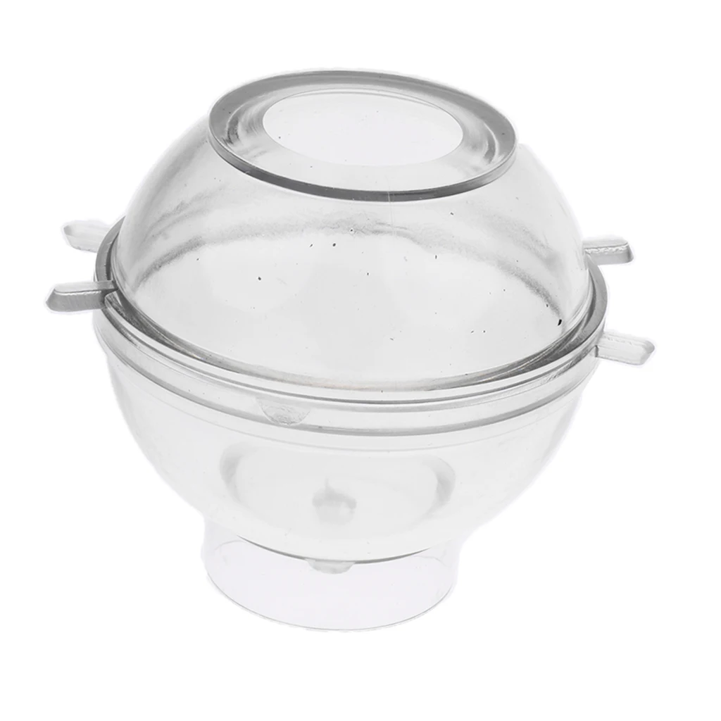 Round Ball Shape Candle Mould Soap Mold for DIY Candle Pillars Tealight Making 2.5-10cm