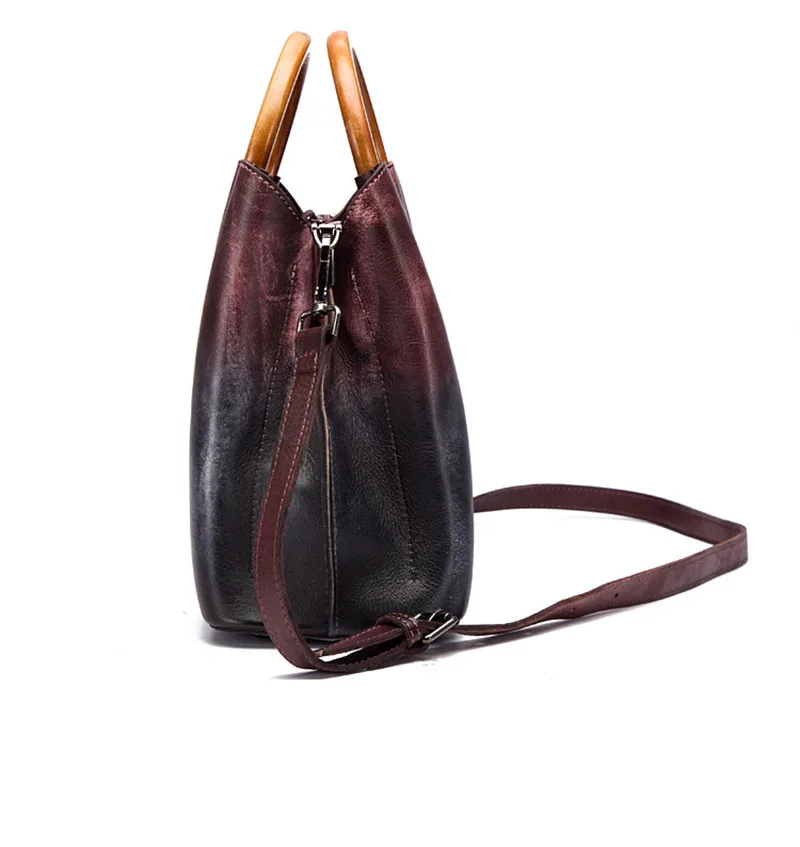 Женская сумка ручной работы из натуральной кожи, ручная роспись, Высококачественная кожаная сумка на плечо, женская сумка, роскошная сумка