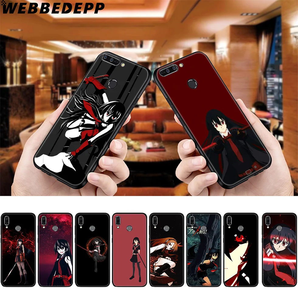 Мягкий чехол WEBBEDEPP Akame Ga Kill Anime для Huawei P8 P9 P10 P20 P30 Lite Pro P Smart Z Plus 2019 Y6 Prime 2018 2017 Mini |