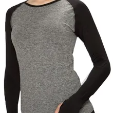 Одежда с длинным рукавом Блузка для занятий йогой, защита от пота хлопковая футболка с коротким рукавом, одежда спортивная одежда для фитнеса Для женщин тренажерный зал топы Тренировки Спортивная одежда Костюмы