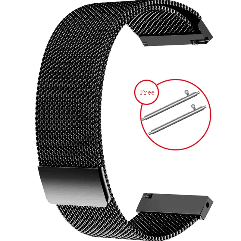 22 мм 20 ремешок для samsung gear Sport S2 S3 Frontier классический Amazfit Bip huawei GT 2 Galaxy Watch Active 42 46 |