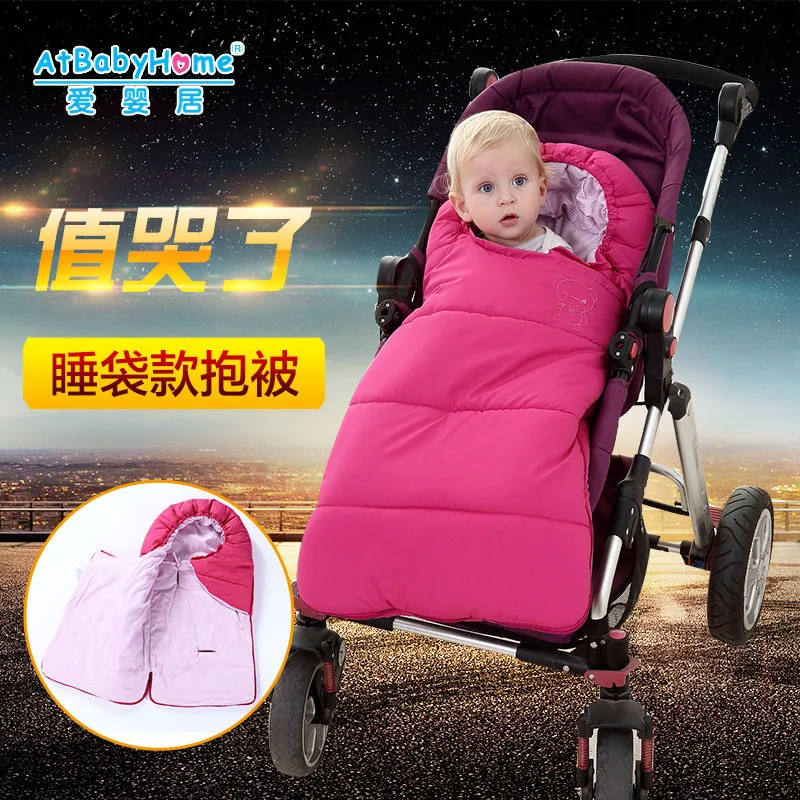 

2018 Baby Sleeping Bag Winter Envelope For Newborns Waterproof Windbreak Kids Sleep Sack In The Carriage Wheelchairs