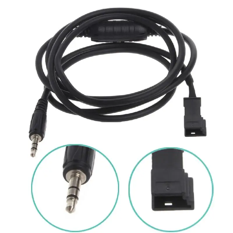 

3 Pin 3.5mm for Jack AUX Adapter Radio Interface Cable For BMW BM54 E39 E46 E53 X5