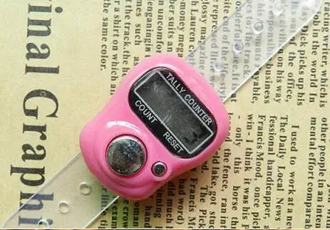 Party Favors Mini 5 Digit LCD Electronic Digital Golf Finger Hand Held Ring Tally Counter | Дом и сад