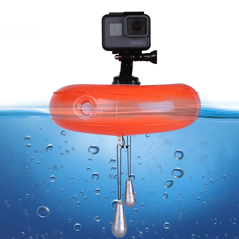 Float disc Water inflatable Floating Airbag Platform Buoyant Pad with Flat mounting For Gopro Xiaomi YI 4K SJCAM Camera Accessories (9)