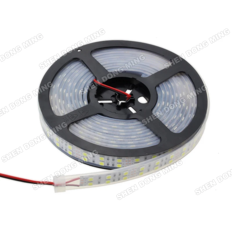 

RGB LED Strip light waterproof IP67 5050 SMD DC12V LED Strip lamp 120leds/m led flexible strip White/RGB/Warm White 5meter/lot