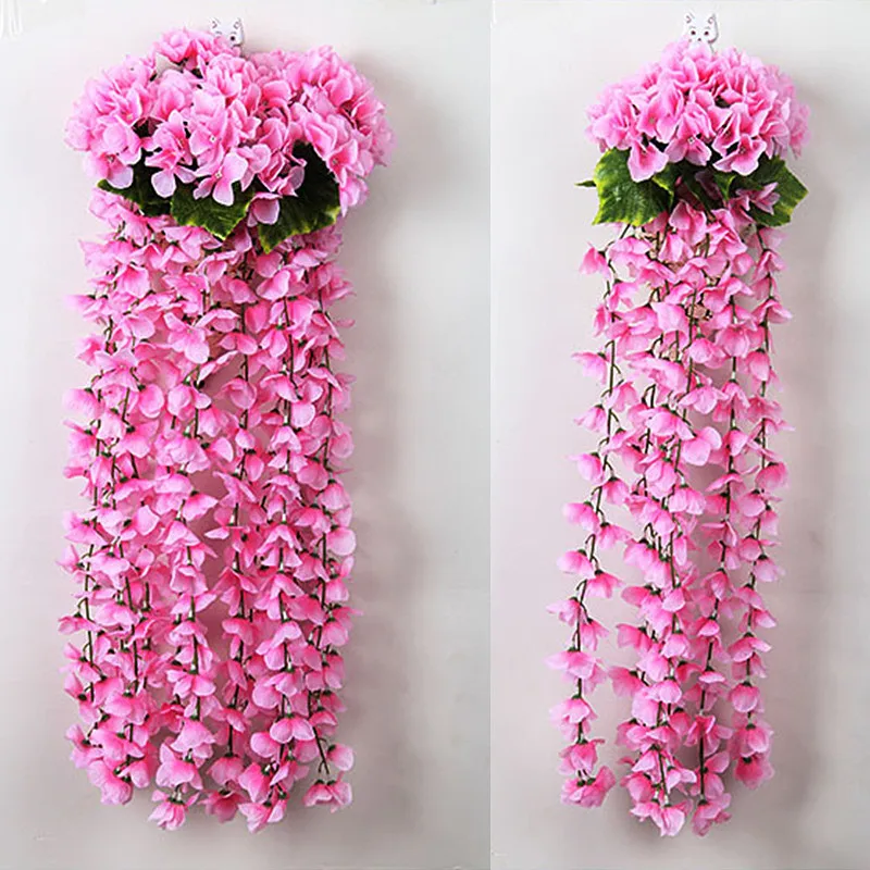 80CM Wedding artificial flower Balcony Decoration Wedding Hydrangea Bouquet Artificial Bouquet 80CM Wedding artificial flower Balcony Decoration Wedding Hydrangea Bouquet Artificial Bouquet