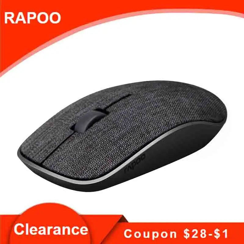 Original rapoo 2 4g wireless silent mouse optical fashion pockets mice