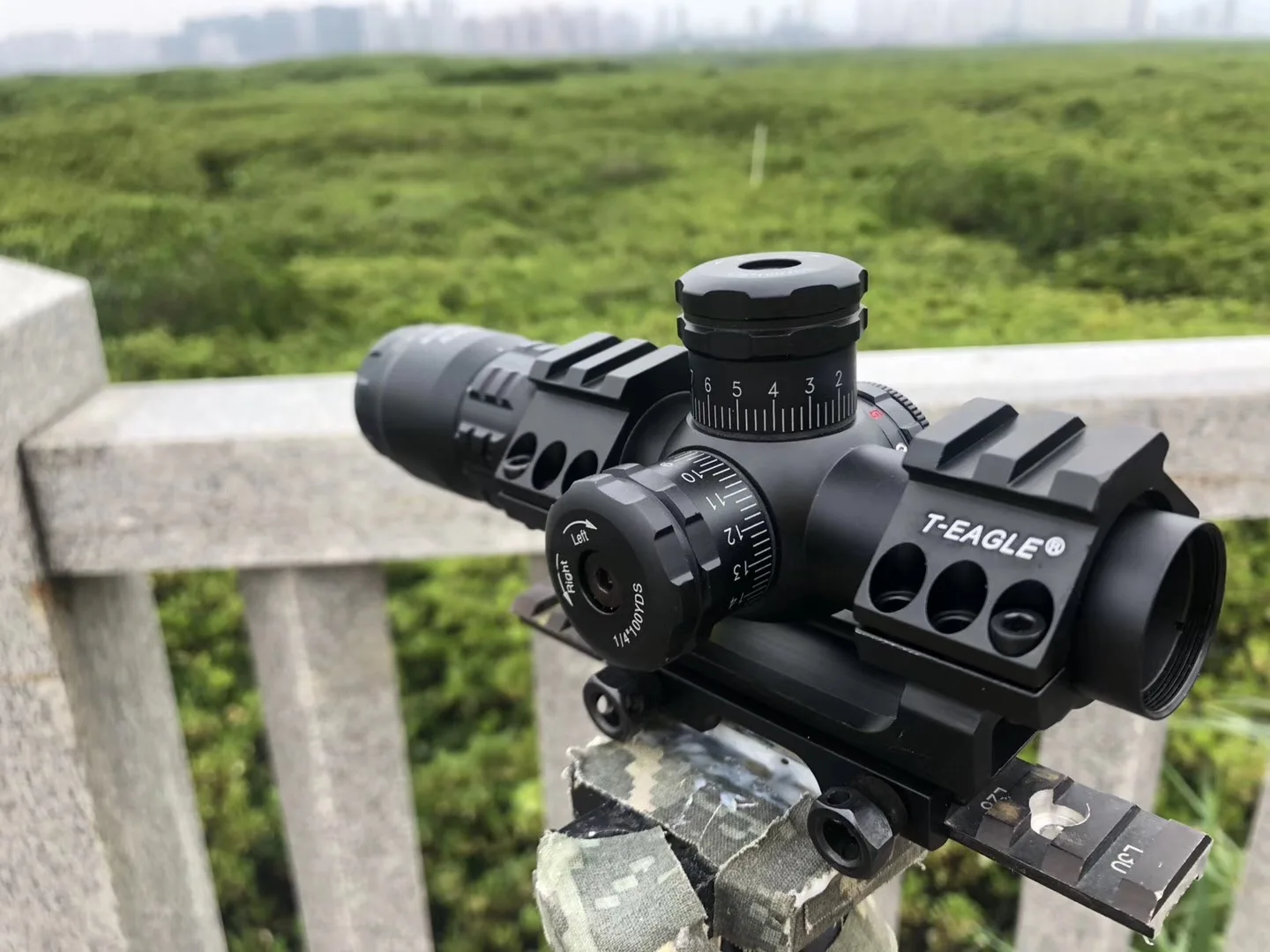 Охотничий оптический прицел 2-8x20IR Riflescope Регулируемый зеленый красный точечный охотничий светильник тактический прицел оптический прицел