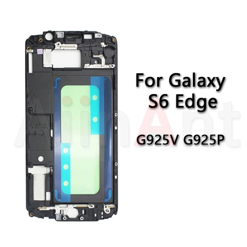 Держатель ЖК-экрана средняя рамка Передняя рамка для samsung Galaxy S6 Edge Plus G920 G925 G928 G920F G925F G928F - Цвет: G925V