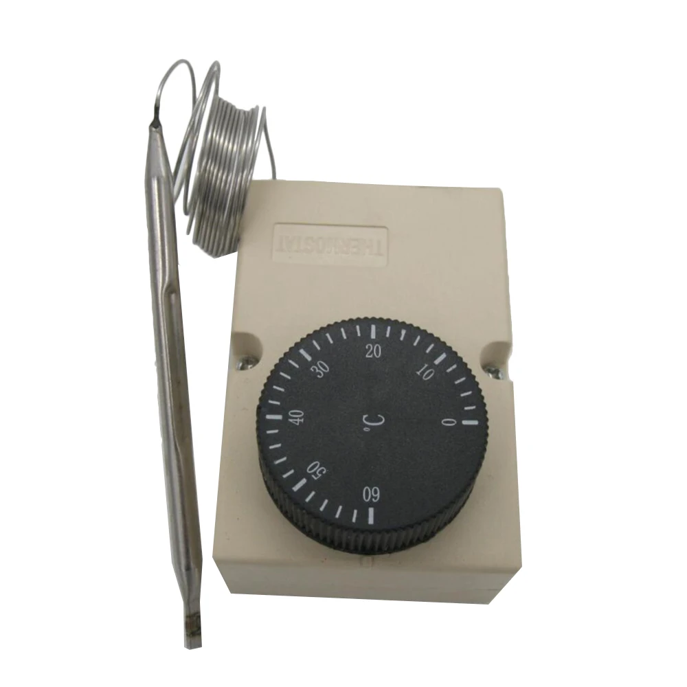 

AC220V 0-60C temperature Control switch thermostat temperature controlled switch temperature controller waterproof junction box