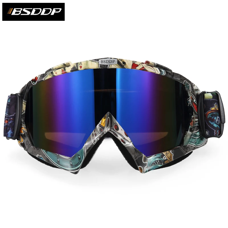 Universal Motorcycle/Motocross/Sportbike Windproof Riding Goggles BSDDP ...