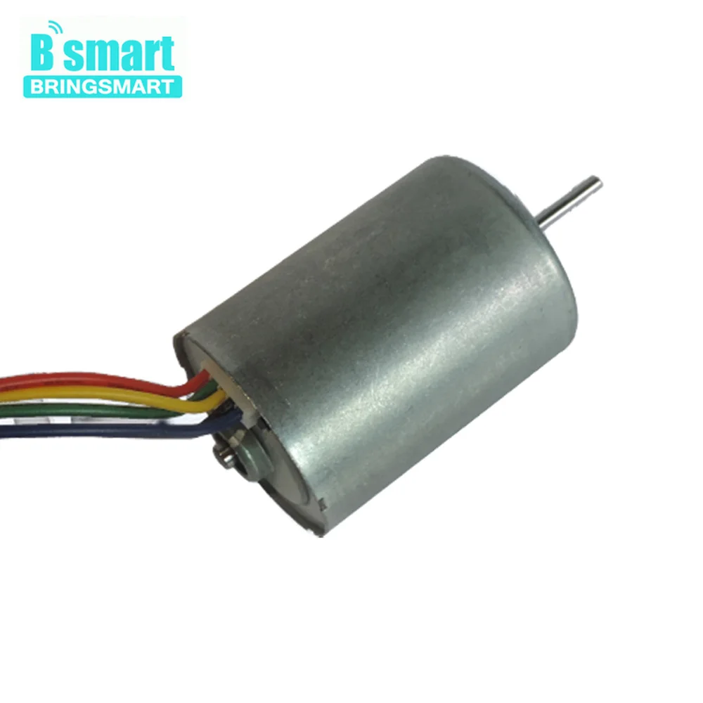 

Bringsmart DC2838 High Speed Motor Mini DC Brushless 12V Gear 4000rpm Controllable Reversible With Signal Output Ball Bearing