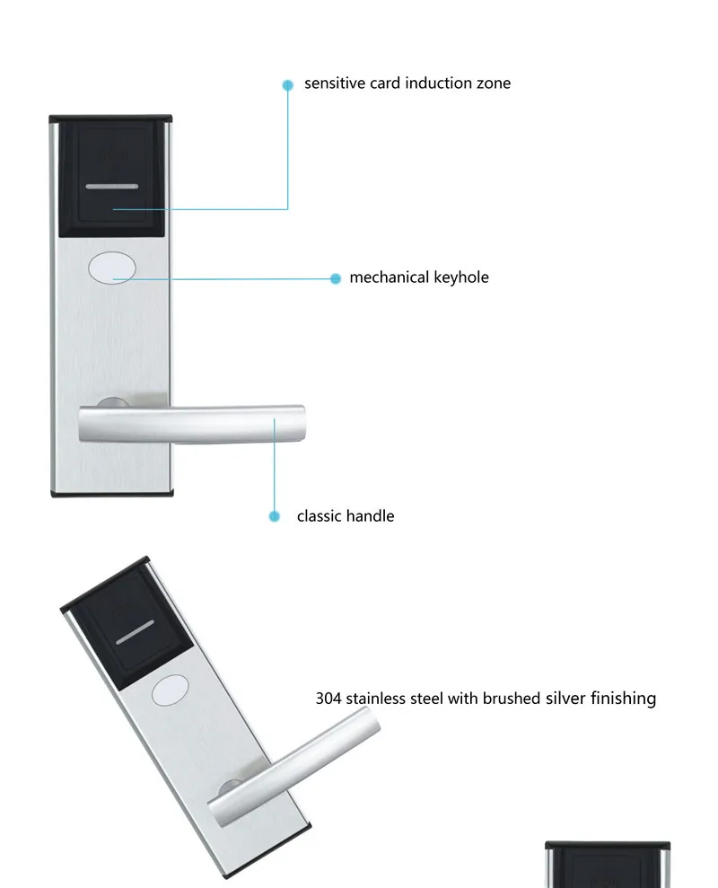 LACHCO цифровой электрический дверной замок rfid-карточка для гостиницы Электронные дверные замки для гостиницы квартира офис номер L16015BS