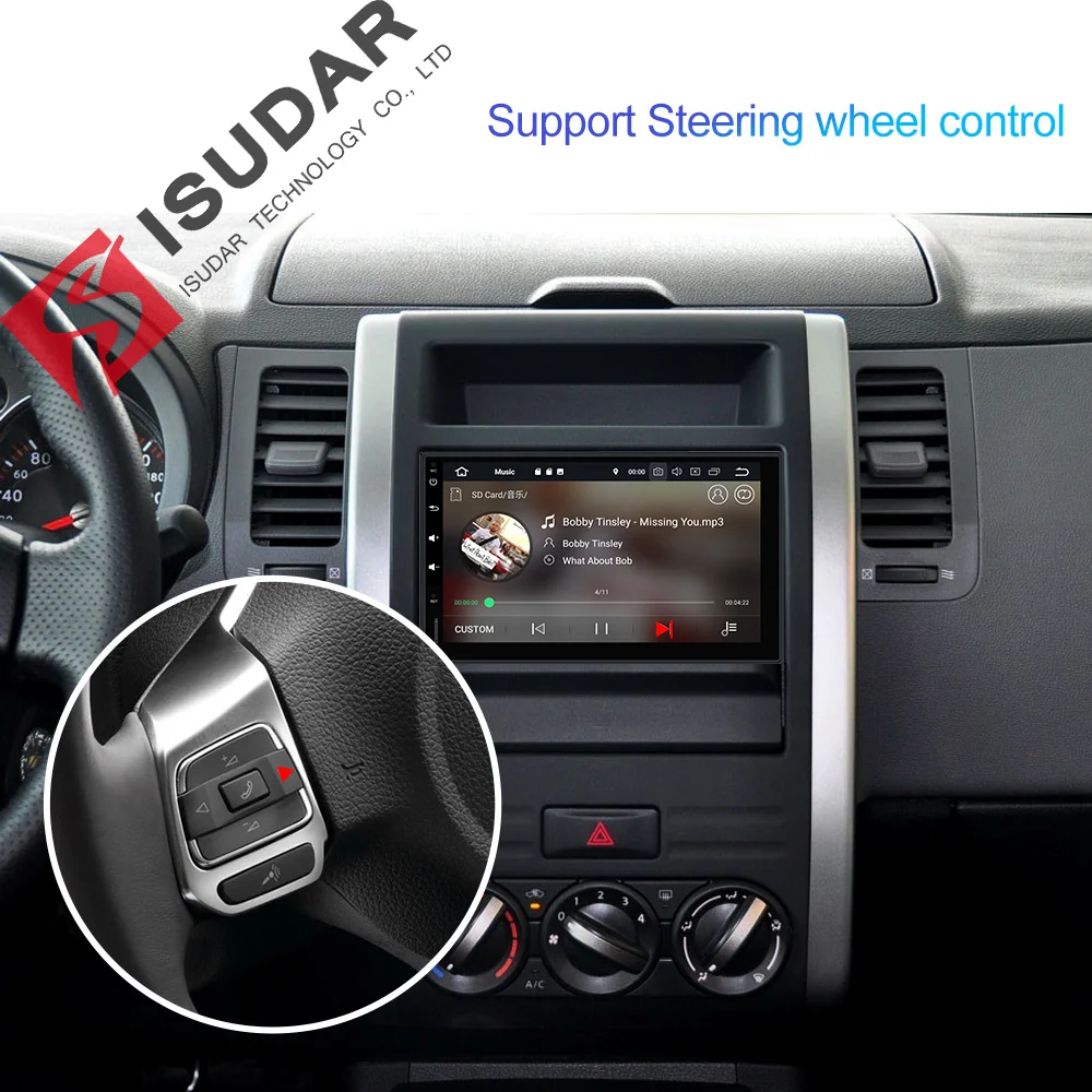 Top Isudar 2 Din Auto Radio Android 9 For Nissan/Xtrail/Tiida/Hyundai/KIA Universal RAM 4GB Car Multimedia Video Player GPS DVR FM 4 Top Isudar 2 Din Auto Radio Android 9 For Nissan/Xtrail/Tiida/Hyundai/KIA Universal RAM 4GB Car Multimedia Video Player GPS DVR FM 4