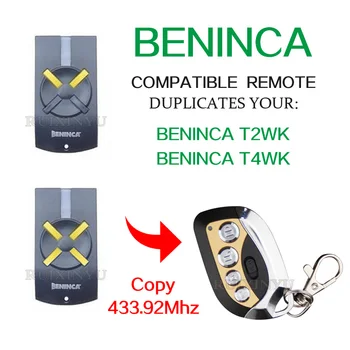 

copy BENINCA T2WK BENINCA T4WK 433.92mhz remote control for garage door