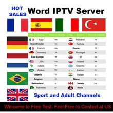 IPTV M3U Subscription Latin Iptv Italian French Spanish Turkish German Portugal Smart TV Account for Android Box Mag X96 Enigma2